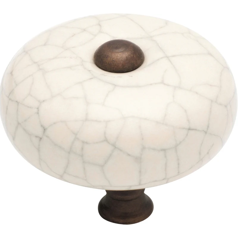 Tradco Crazed Round Cupboard Knob
