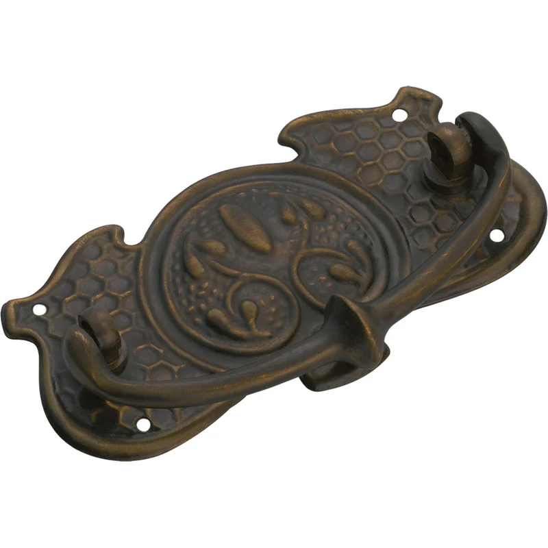Tradco Nouveau Stamped Cabinet Handle