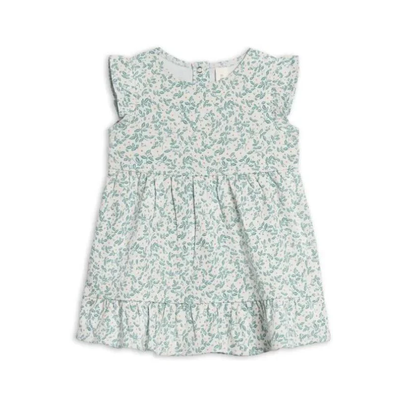 Colored Organics Tilly Tiered Dress – Arbor Floral / Powder + Shell
