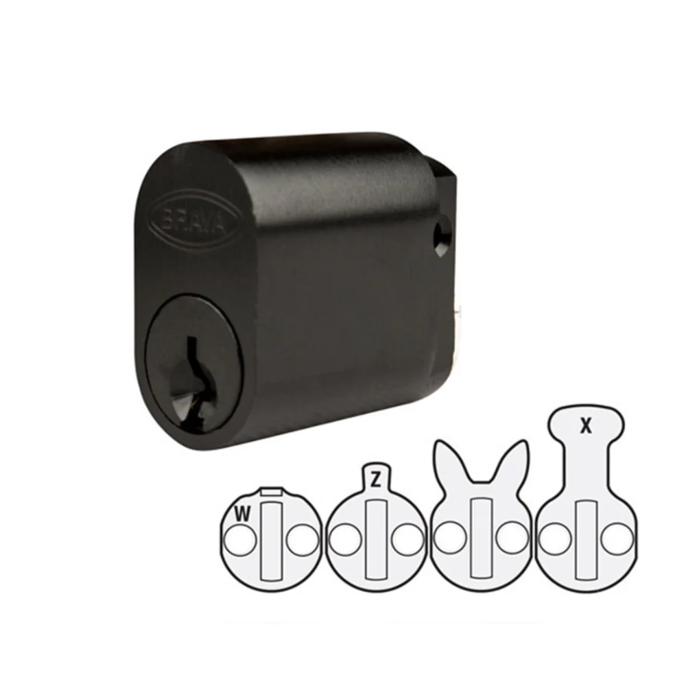 Brava OVAL 570 Cylinder  – Keyed To Differ