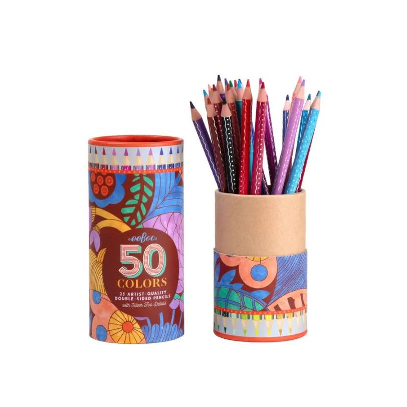 eeBoo Cecilia’s 25 Double-Sided Color Pencils