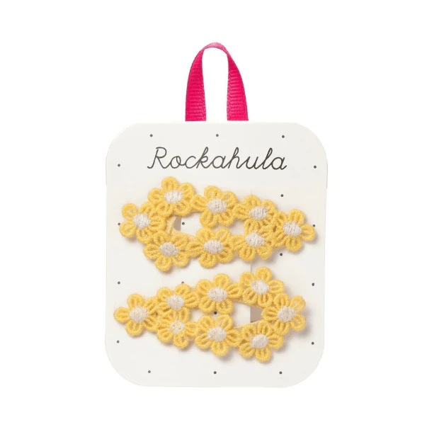 Rockahula Crochet Flower Clips