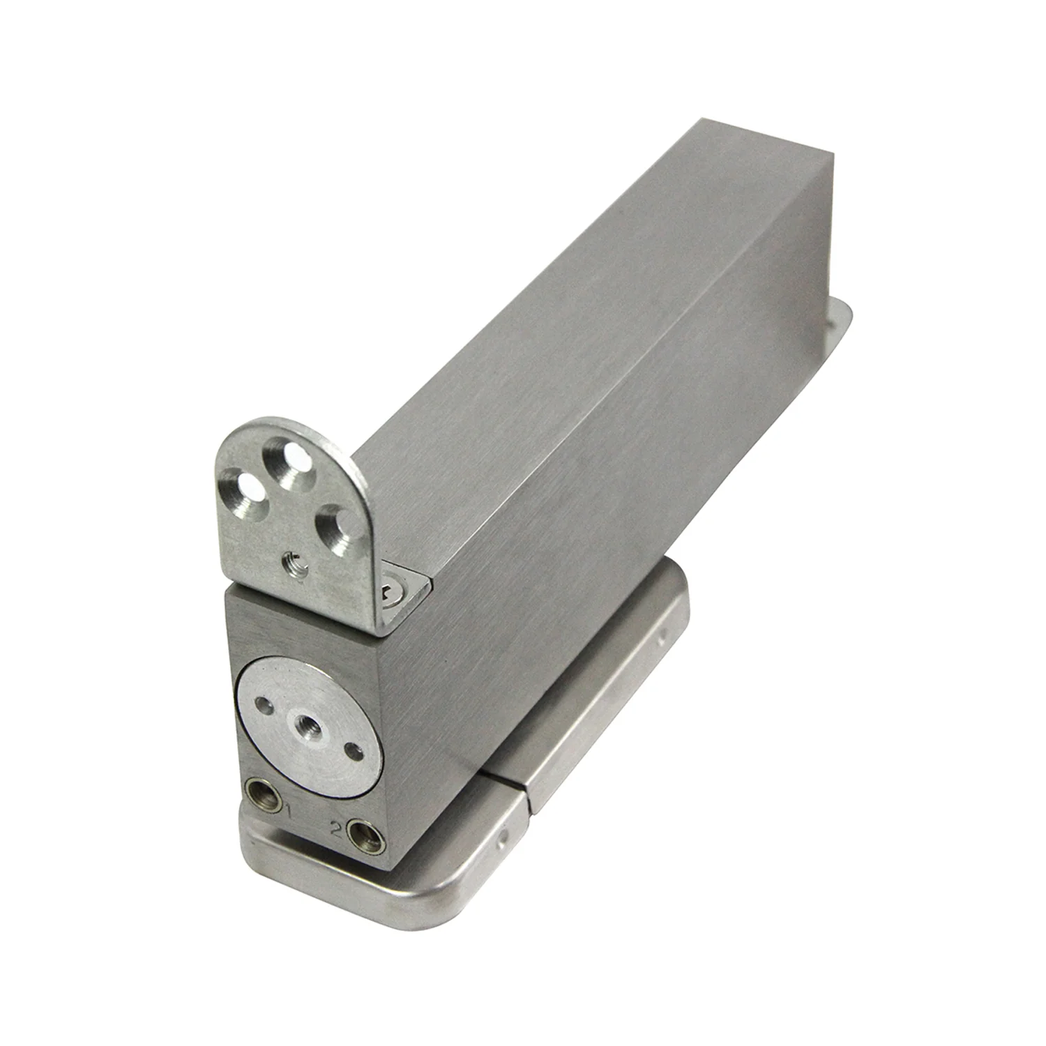 Zanda Concealed Heel Door Closer, Hold Open