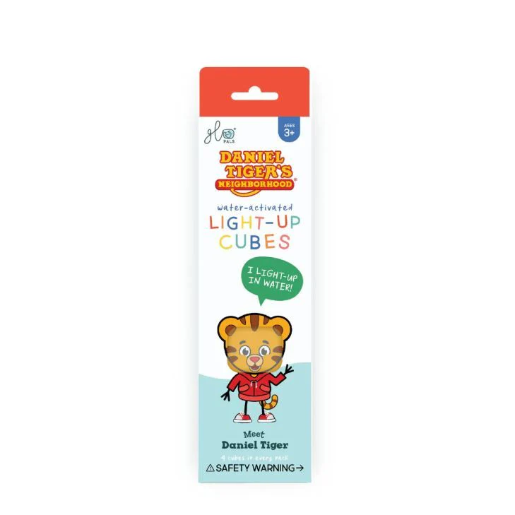 Glo Pals 4 Pack -Daniel Tiger Light-Up Cubes 4-Pack