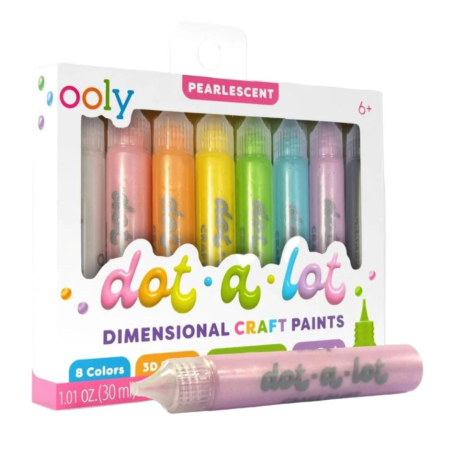 Ooly Dot-A-Lot: Dimensional Craft Paint – Pealrescent