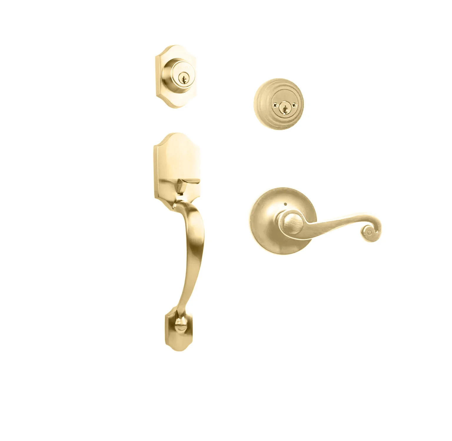 N2LOK Charente Double Cylinder Entrance Set – Spiral Lever