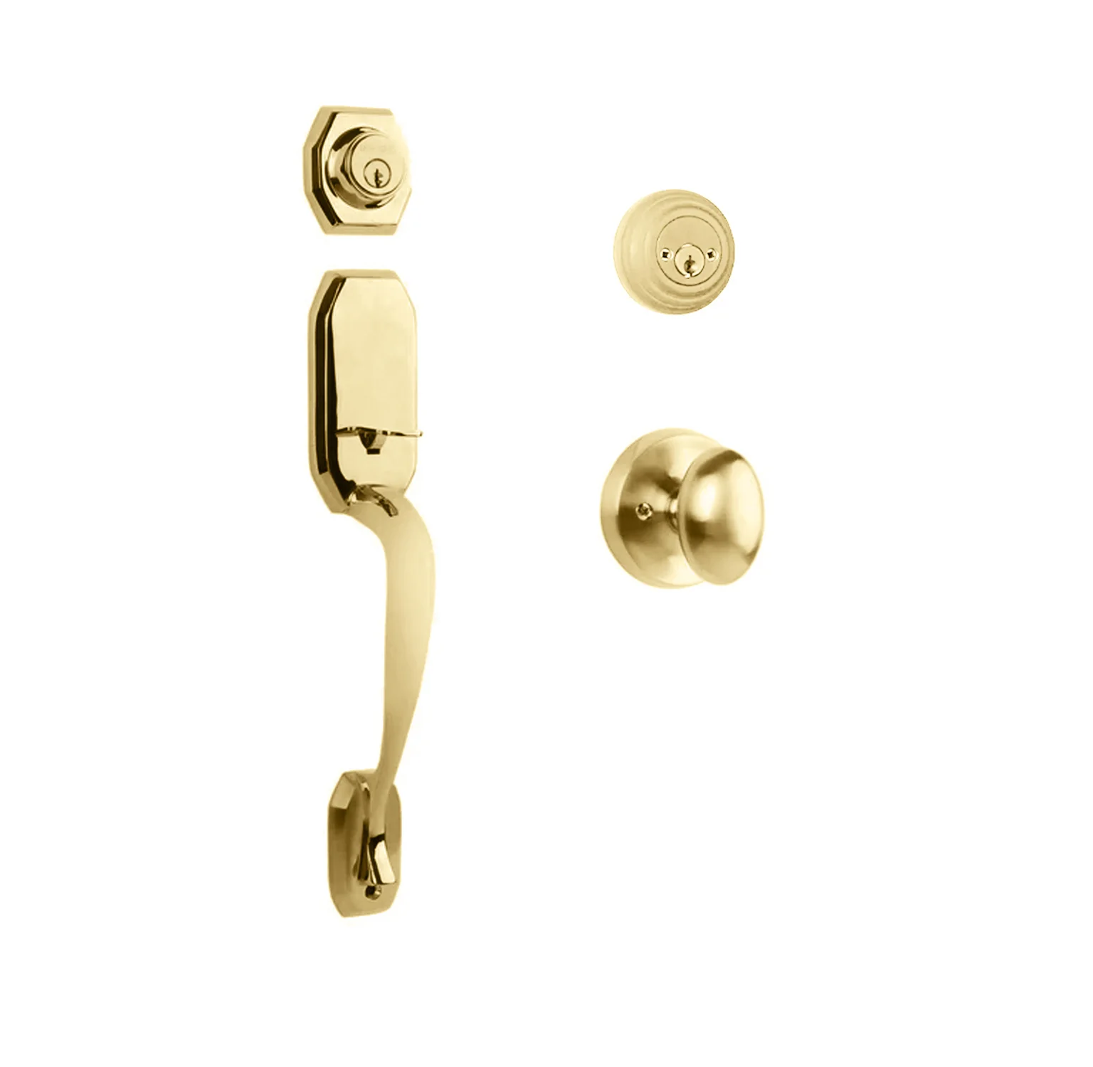 N2LOK Garrone Double Cylinder Entance Set – Egg Knob