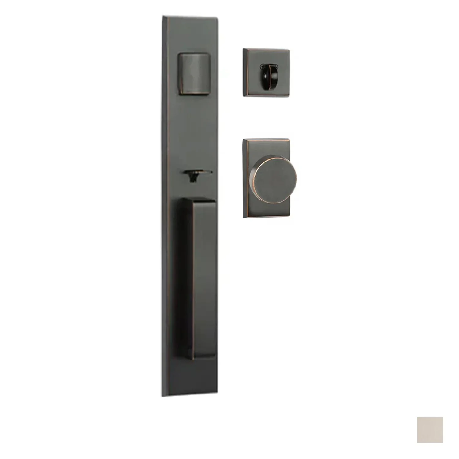 N2LOK Agrigento Entrance Set – Flat Knob