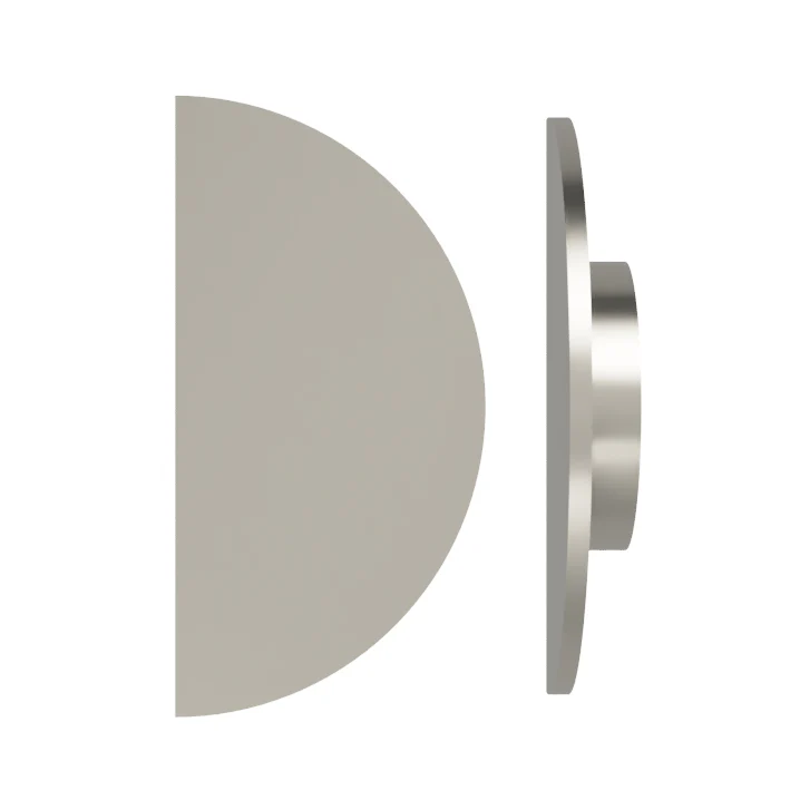 M02 Semi-Circular Entrance Pull Handle, 10mm Face