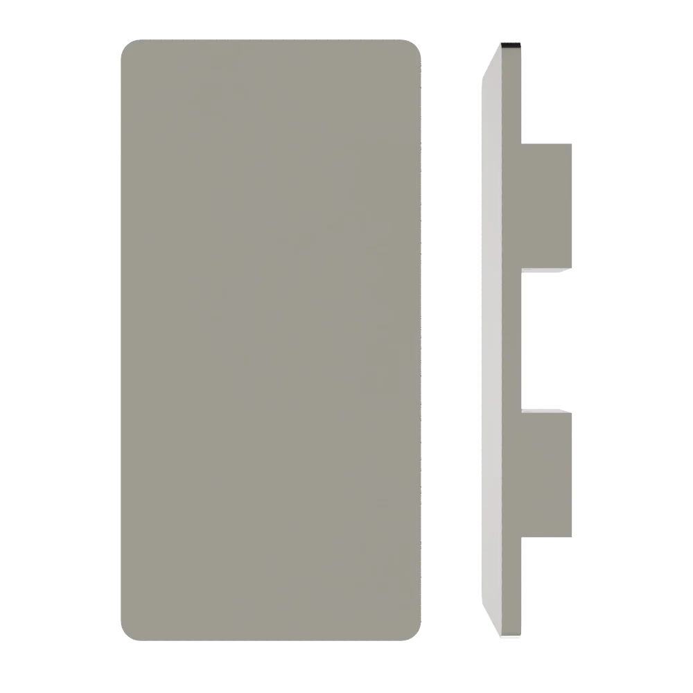 M20 Rectangular Entrance Pull Handle, 10mm Face