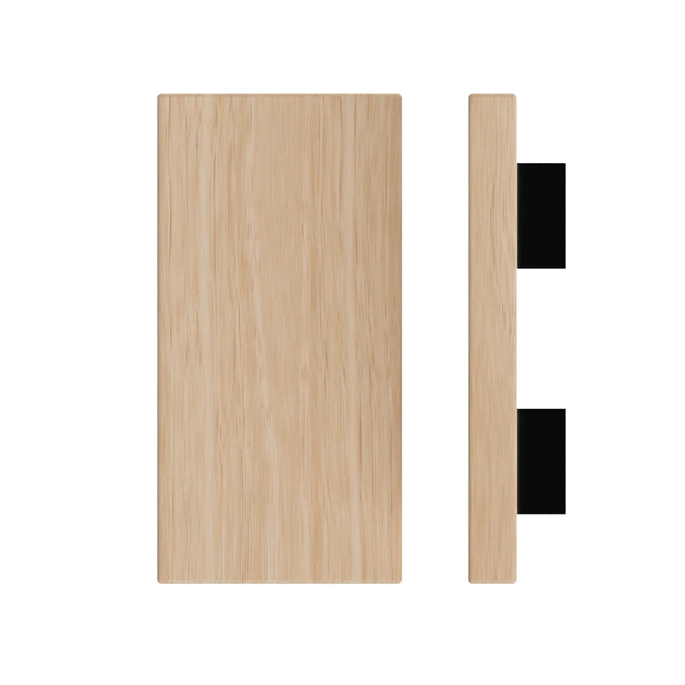 T04 Timber Pull Handle, L300mm X W150mm, Victorian Ash (Single)