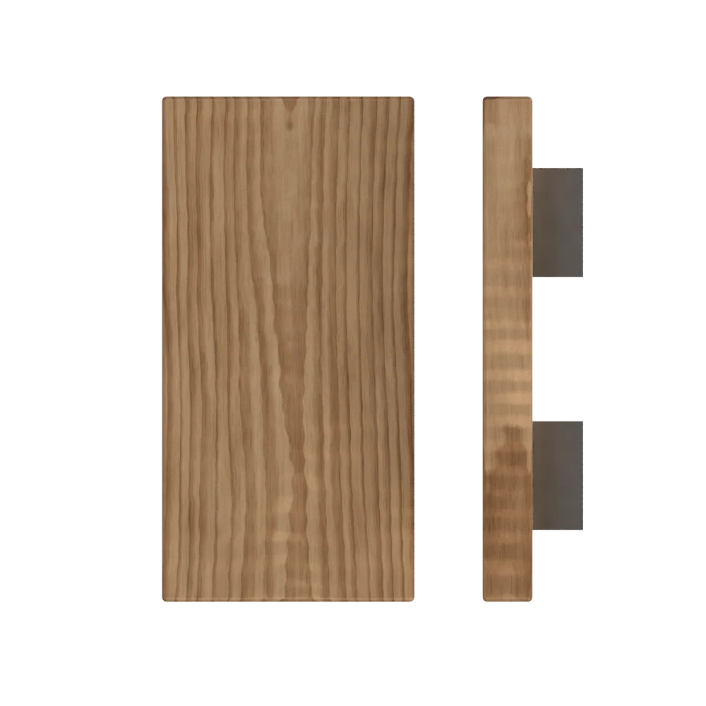 T04 Timber Pull Handle, L300mm X W150mm, American Walnut (Single)