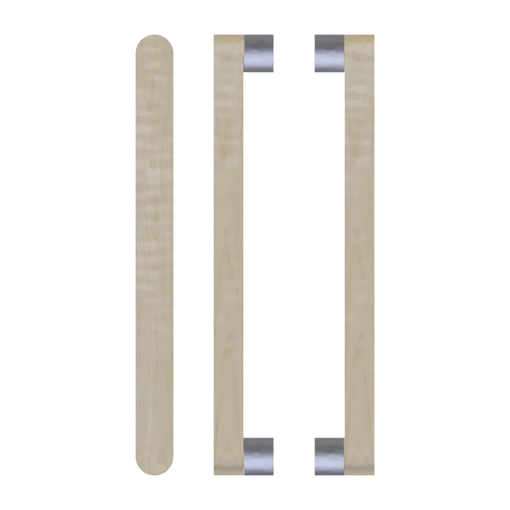 T05 Timber Pull Handle, American Oak (Pair)