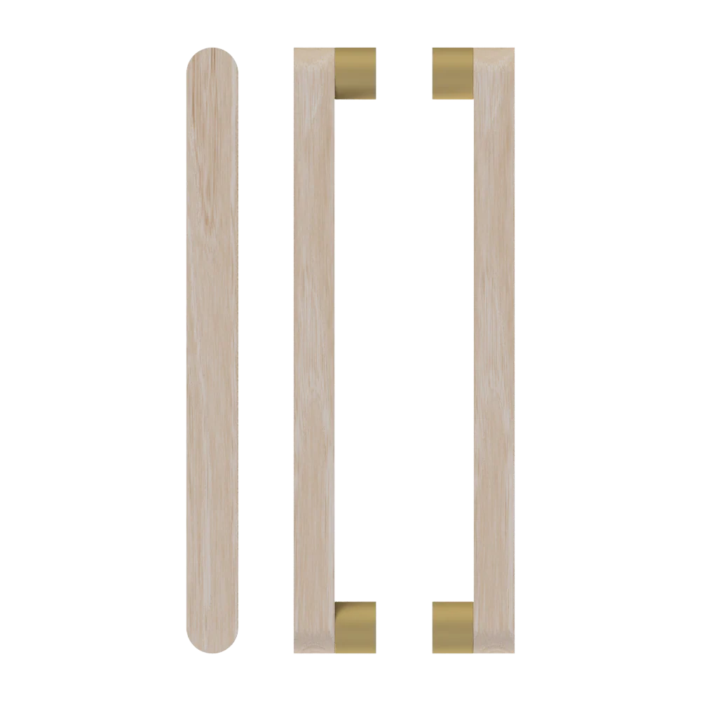 T05 Timber Pull Handle, Victorian Ash (Pair)