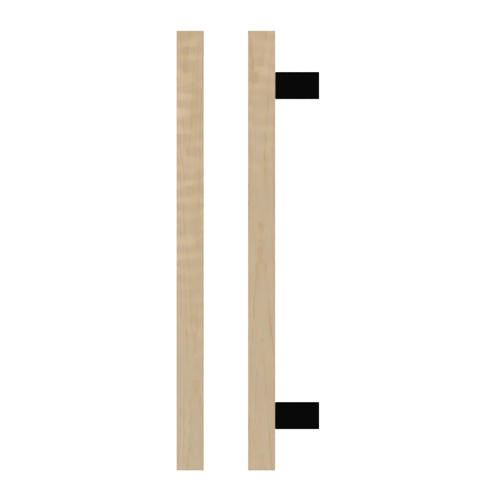T06 Timber Pull Handle, American Oak (Single)