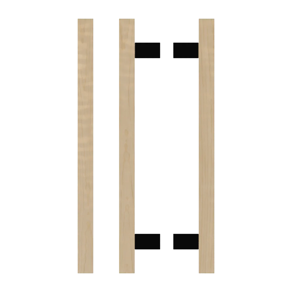 T06 Timber Pull Handle, American Oak (Pair)