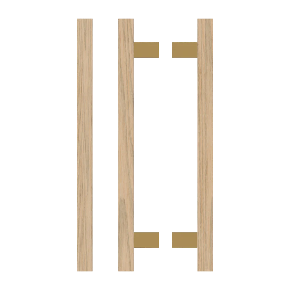 T06 Timber Pull Handle, Tasmanian Oak (Pair)