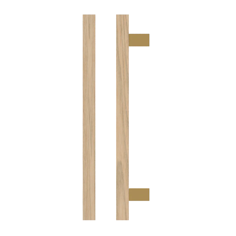 T06 Timber Pull Handle, Tasmanian Oak (Single)