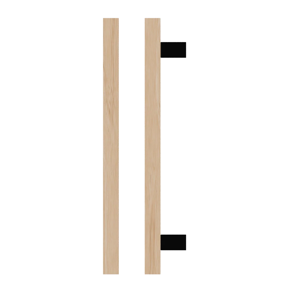 T06 Timber Pull Handle, Victorian Ash (Single)