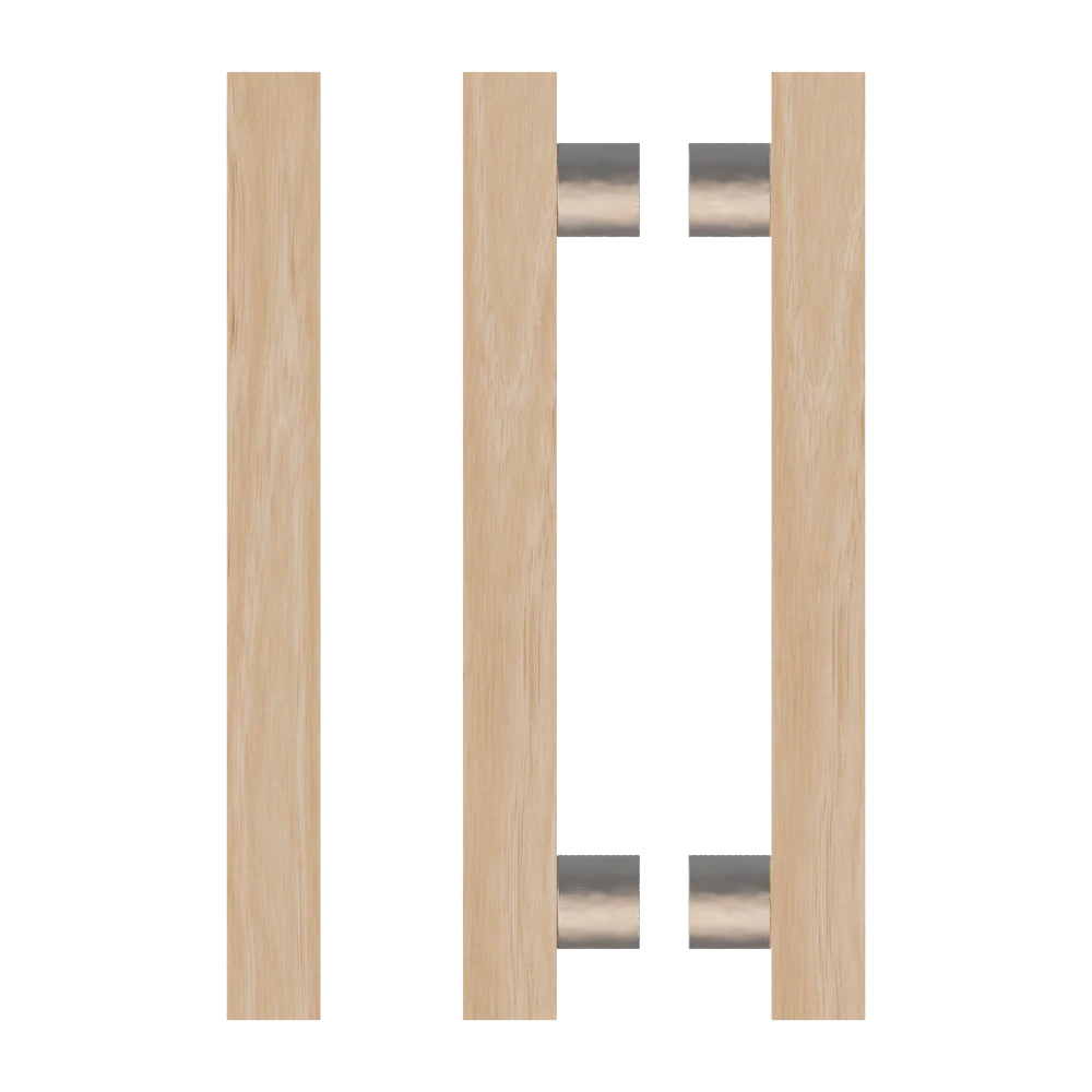 T07 Timber Pull Handle, Victorian Ash (Pair)