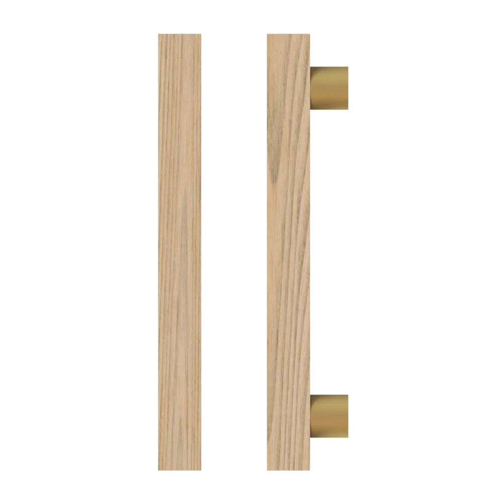 T07 Timber Pull Handle, Tasmanian Oak (Single)