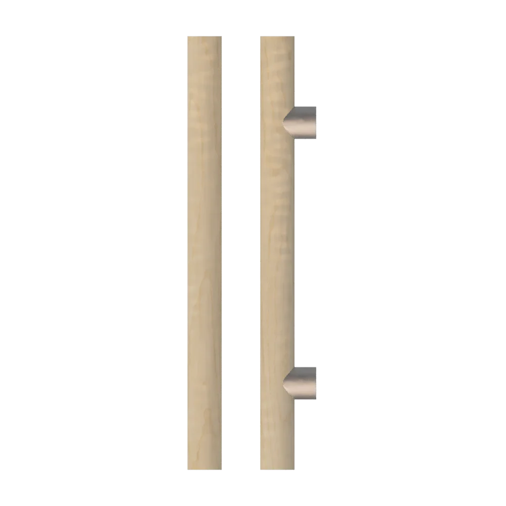 T08 Timber Pull Handle, American Oak (Single)