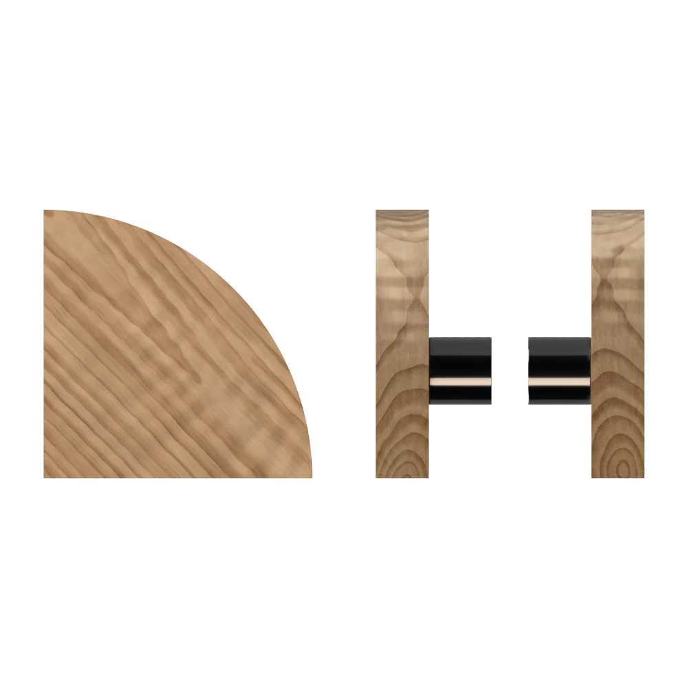 T10 Timber Pull Handle, American Walnut (Pair)