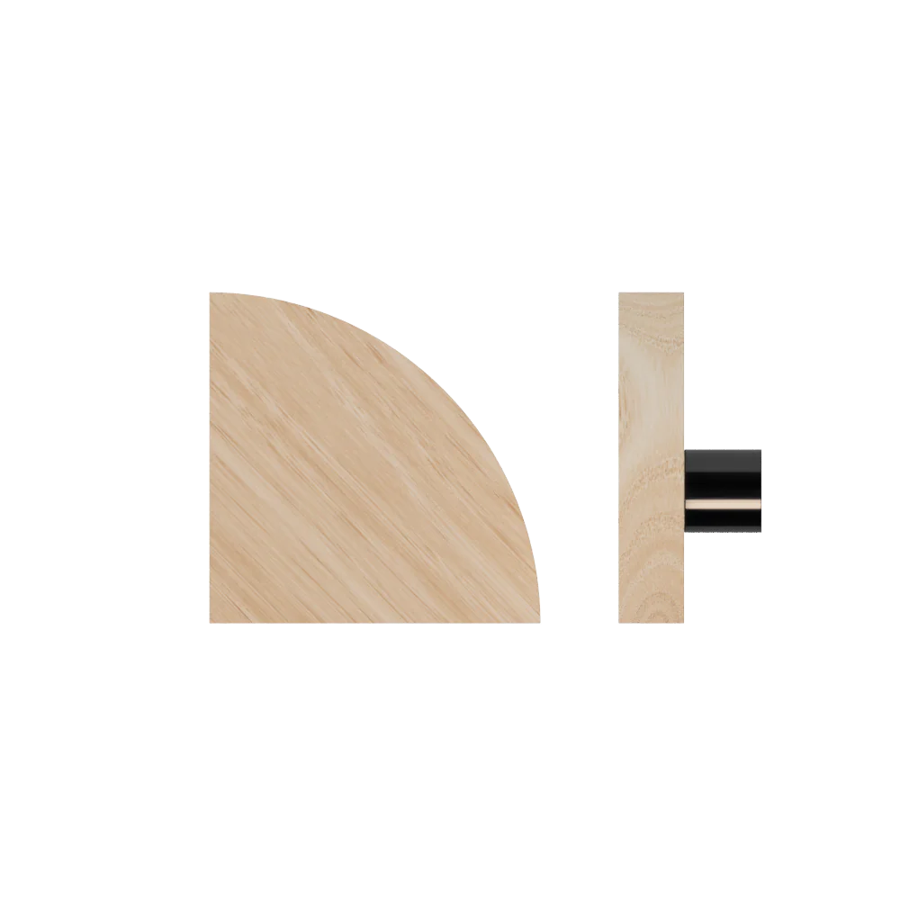 T10 Timber Pull Handle, Victorian Ash (Single)