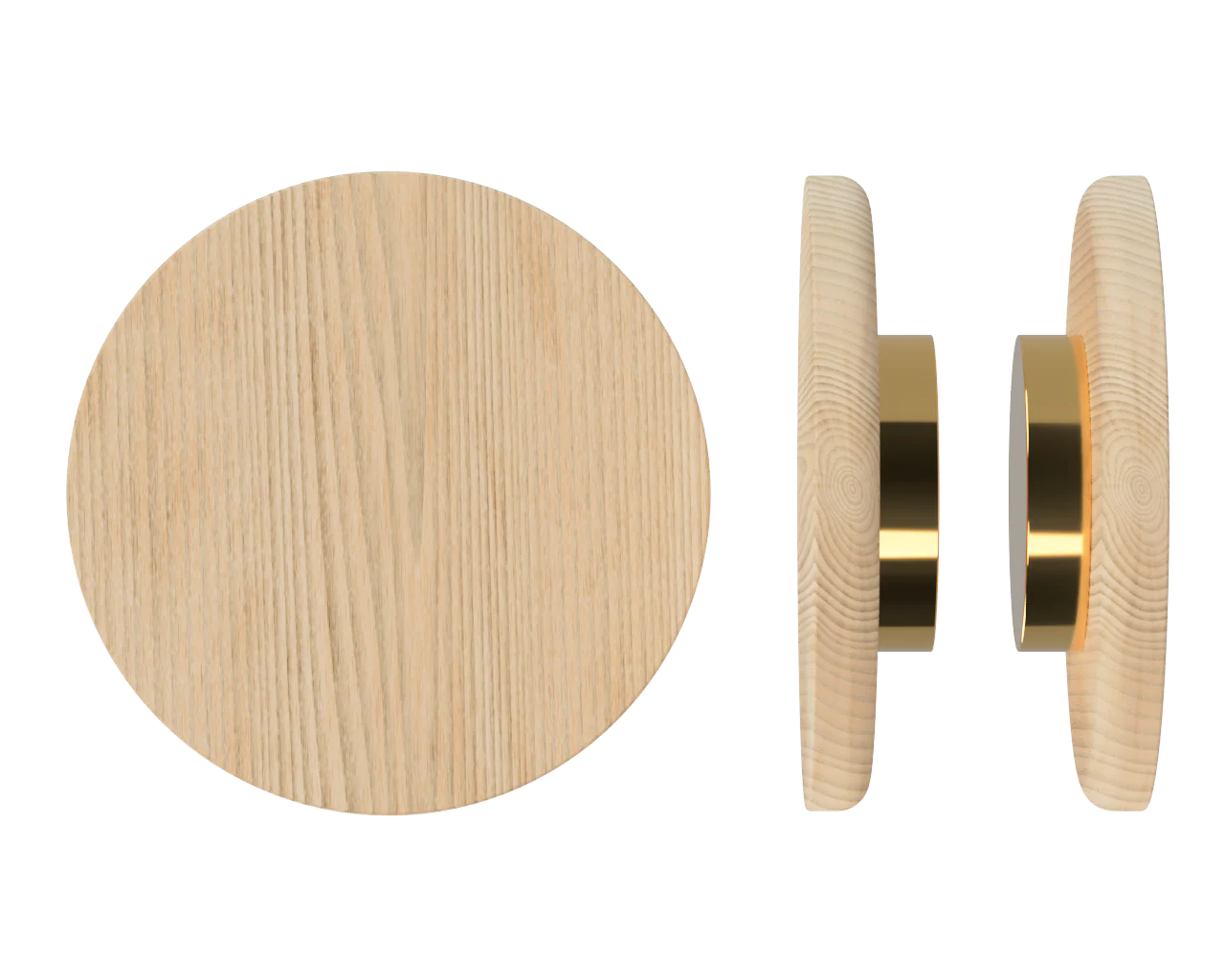 T11 Timber Pull Handle, Tasmanian Oak (Pair)