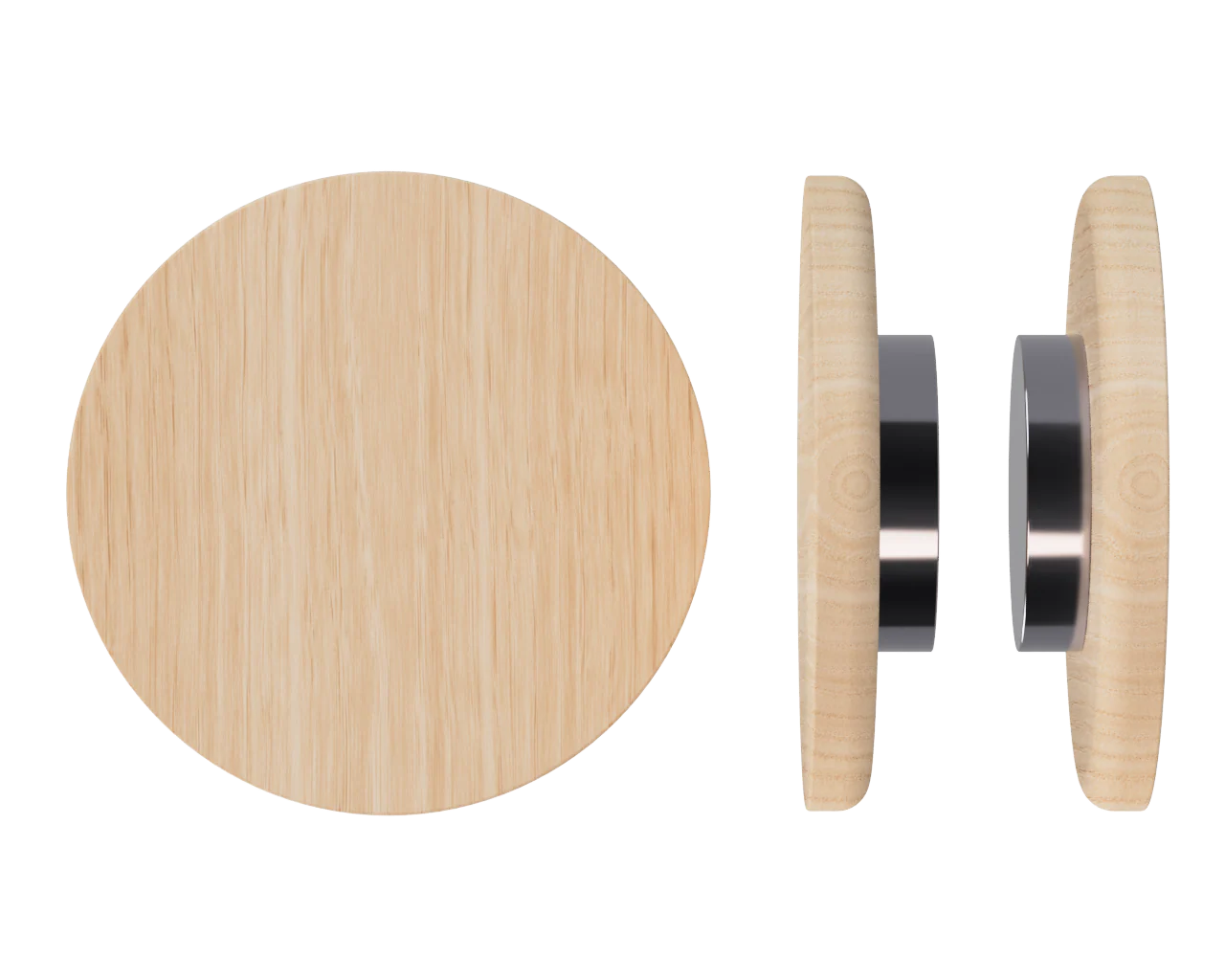 T11 Timber Pull Handle, Victorian Ash (Pair)