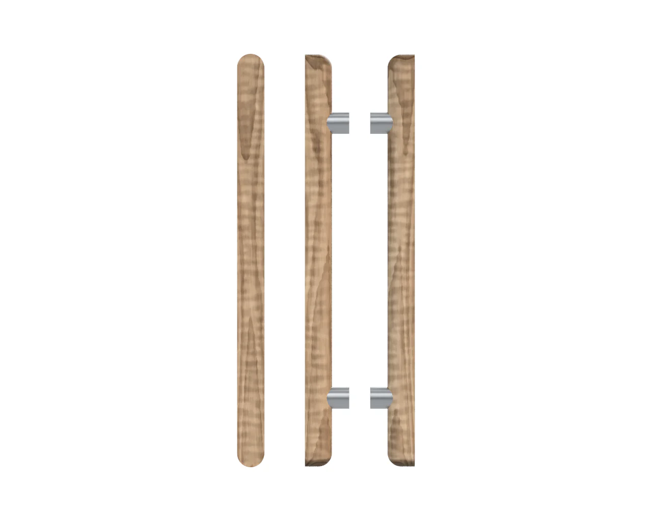T12 Timber Pull Handle, American Walnut (Pair)
