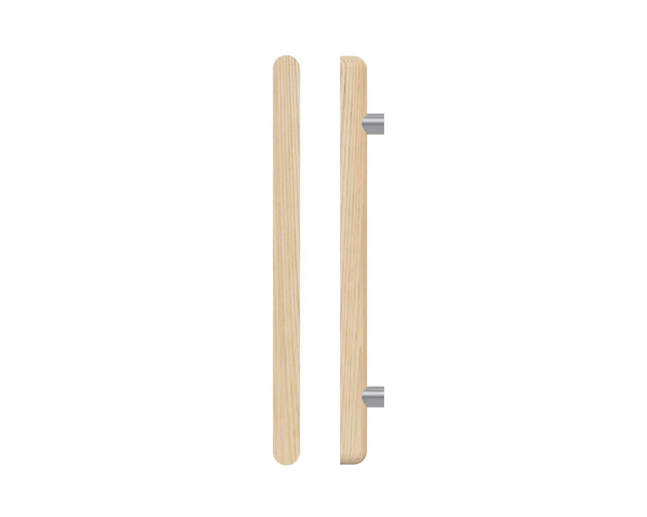 T12 Timber Pull Handle, Tasmanian Oak (Single)