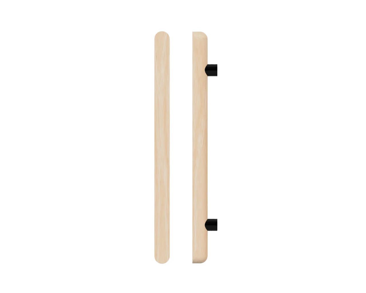 T12 Timber Pull Handle, Victorian Ash (Single)