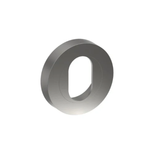 Round Oval Cylinder Escutcheon