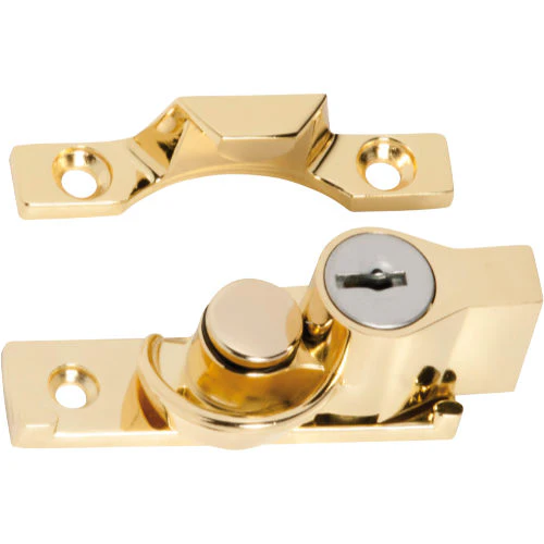 Tradco Key Operated Narrow Locking Sash Fastener