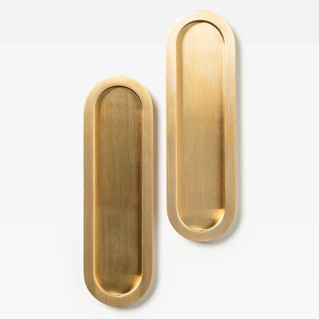 Lo & Co Oval Flush Pull Set