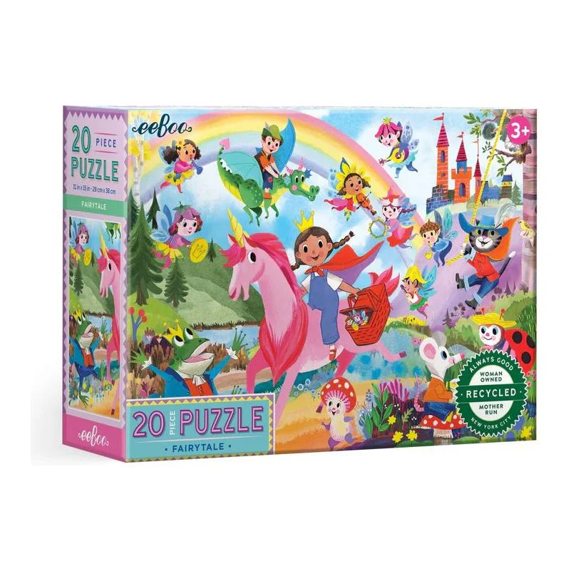 eeBoo Fairytale Puzzle 20pc