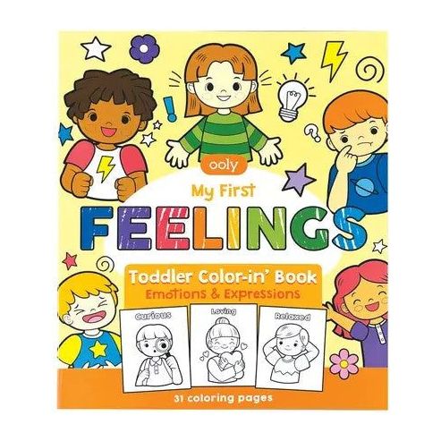 Ooly Toddler Coloring Book – Feelings