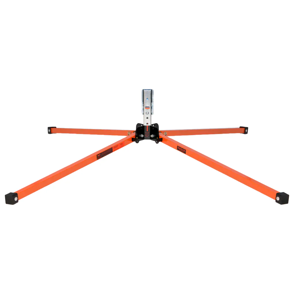BONE SAFETY | Fixed Leg Springless Sign Stand with Auto Latch | #SZ-412-FX