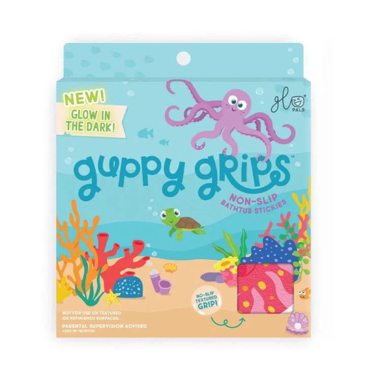 Glo Pals Glow-In-The-Dark Guppy Grips