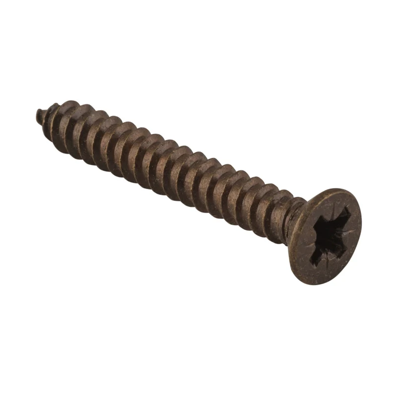 Tradco Hinge Screws- Solid Brass L32mm 10 Gauge