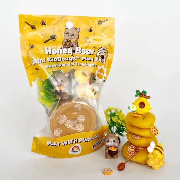 Earth Grown KidDough Honey Bear Mini Play Pack