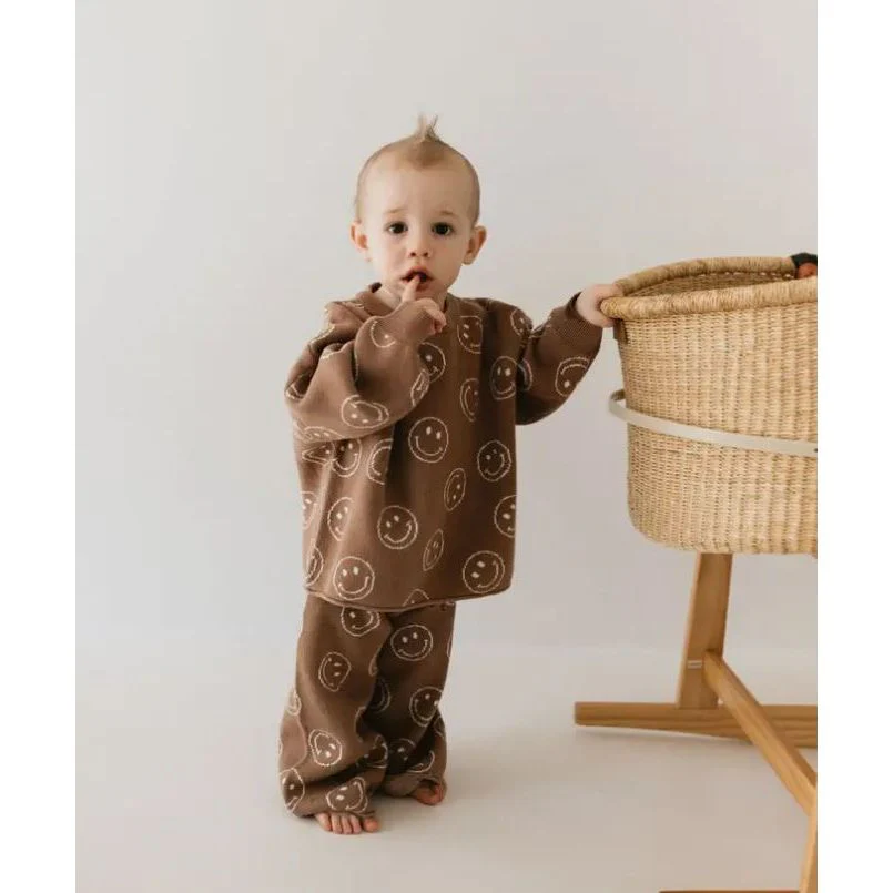 Forever French Knit Pant Set – Tan Just Smile