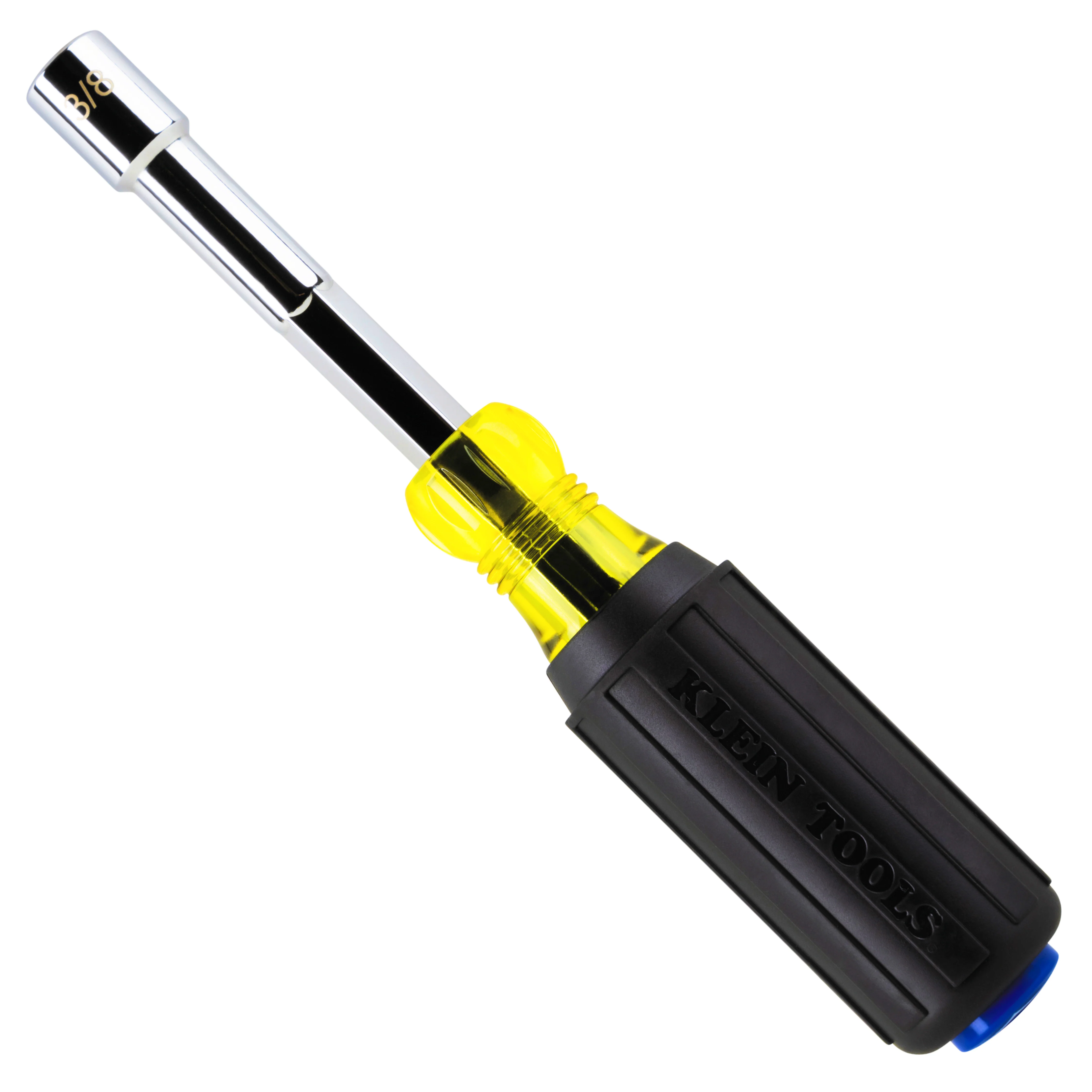 KLEIN TOOLS | Color-Coded Hollow-Shaft Heavy-Duty Nut Driver, 3/8-Inch | #65438