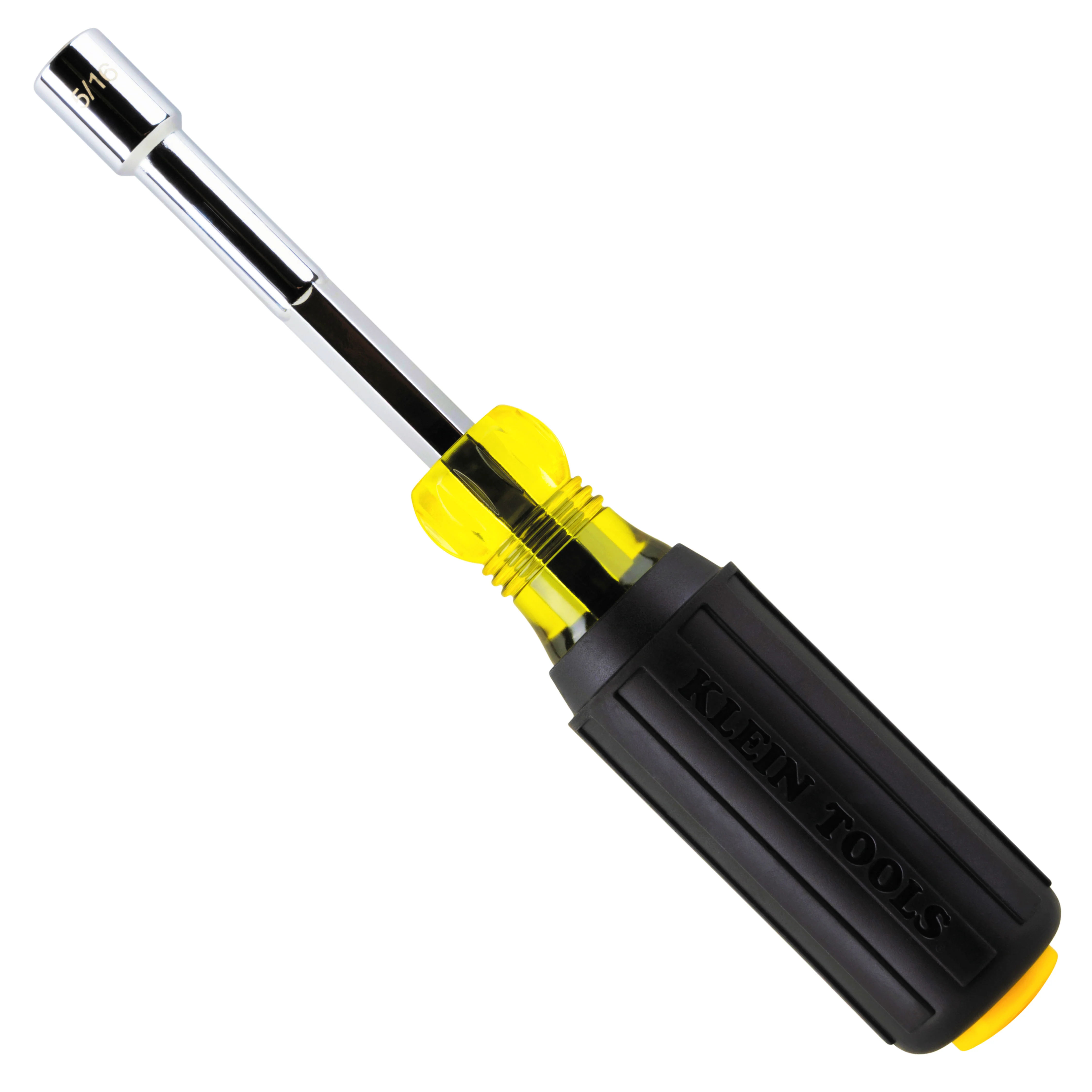 KLEIN TOOLS | Color-Coded Hollow-Shaft Heavy-Duty Nut Driver, 5/16-Inch | #654516