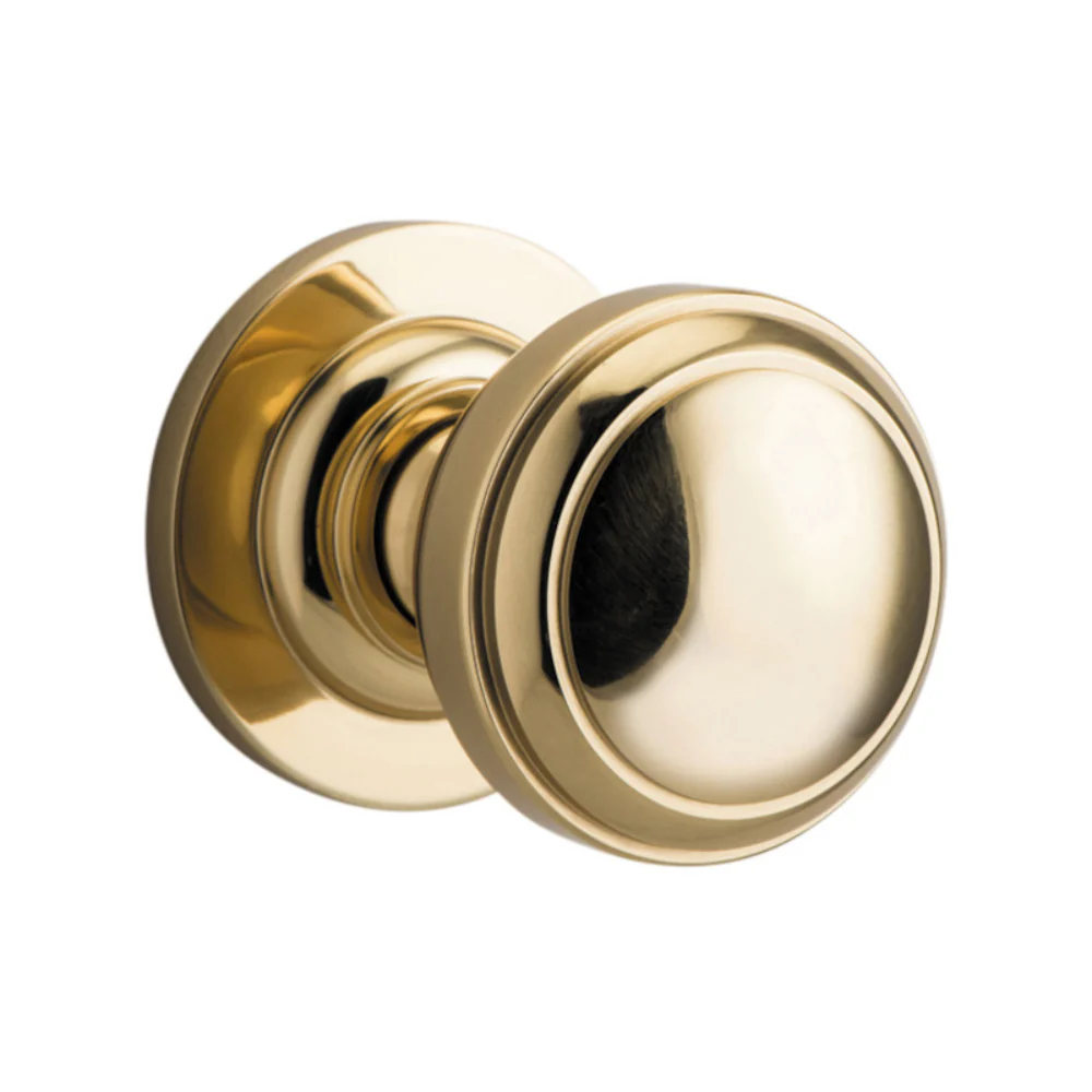 Iver Paddington Knob on Round Rose (Pair)