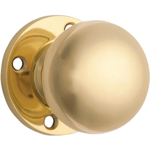 Tradco Retro Fit Mortice Knob on Round Rose (Pair)