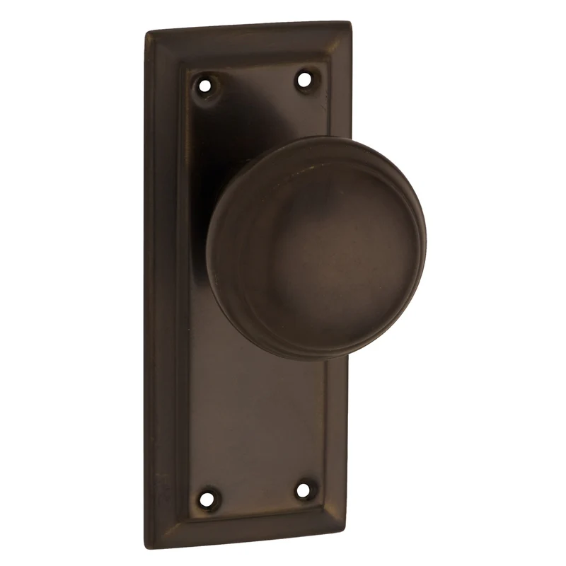 Tradco Richmond Knob on Short Backplate (Pair)