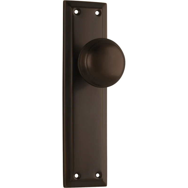 Tradco Richmond Knob on Long Backplate (Pair)