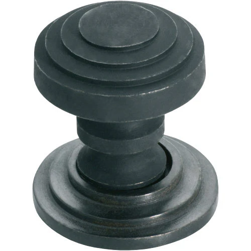 Tradco Stepped Cupboard Knob With Backplate